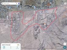  Water service will be temporarily interrupted beginning 12/18/2025 at 9:00 AM for all locations within the marked area on the attached map.