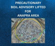 Precautionary Water Boil Advisory Lifted for Anapra Area (Posted 09-09-26 @ 1:06 p.m.)