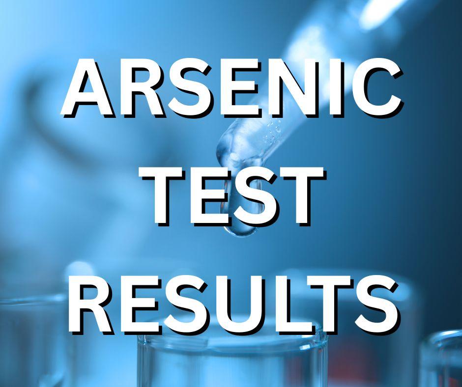 Not-Detected for Arsenic in CRRUA November 2025 Operational Control Test Results