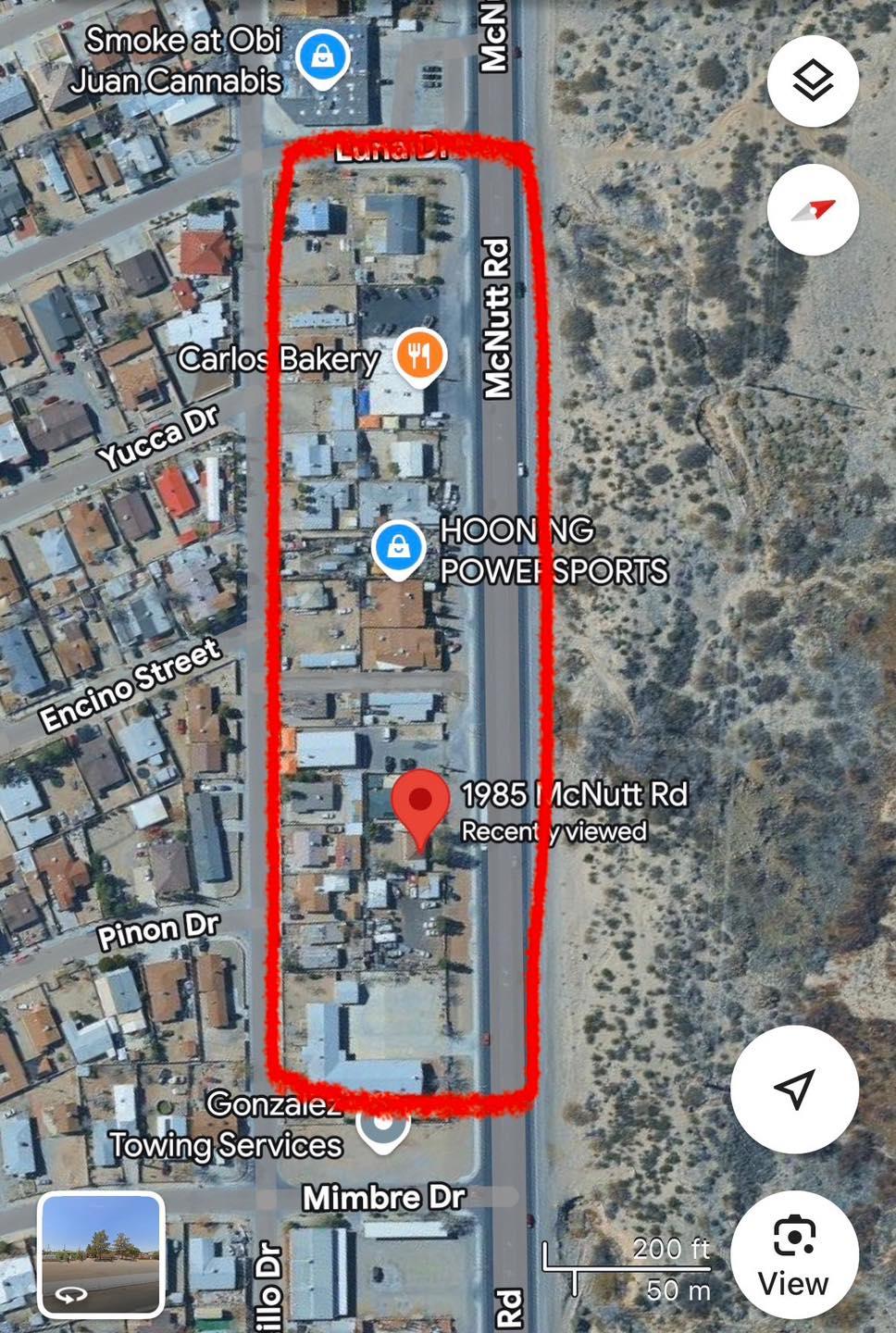 Water service in the 1985 McNutt Rd area will be temporarily shut off to allow crews to complete necessary repairs. Homes and businesses within the highlighted zone may experience full outages or reduced pressure during this work period.  Service will be restored as soon as repairs are completed. Thank you for your patience while this maintenance is underway.