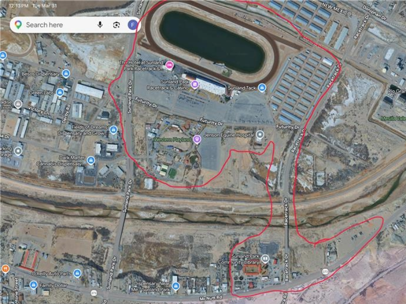 The Camino Real Regional Utility Authority (CRRUA) is performing emergency repairs on a water line located on Futurity Drive. 