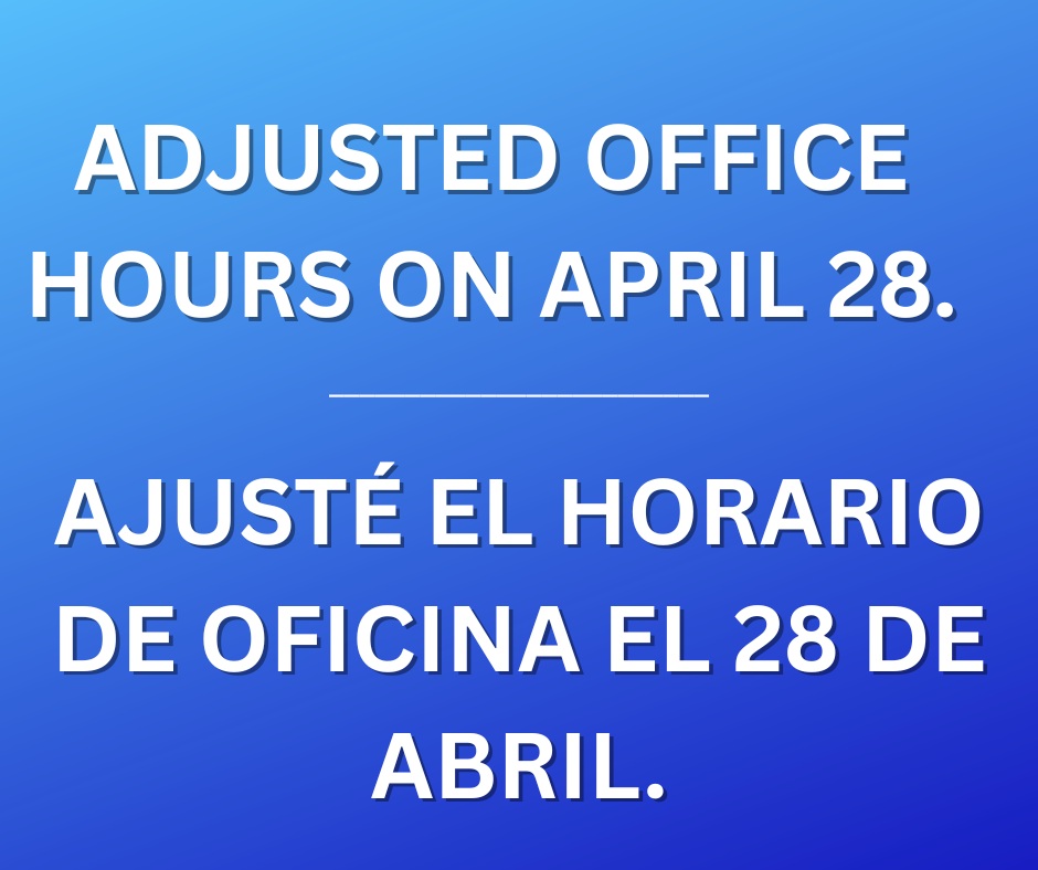 CRRUA offices will be closed from 9 - 10:30 a.m. on April 28, 2026. Payments may be made online at crrua.org and by phone at 1-844-855-0090. ($4.95 fee applies.) Thank you.